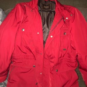 Coach Men’s Crimson Military Style Jacket